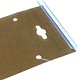 DCH750 = Hanging Necklace Card Kraft Paper Covered  2 x 4''  ''PLAIN'' (Pkg of 100)