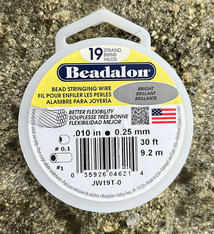 CD41910T = Beadalon 19 Bright .010''  30ft Spool