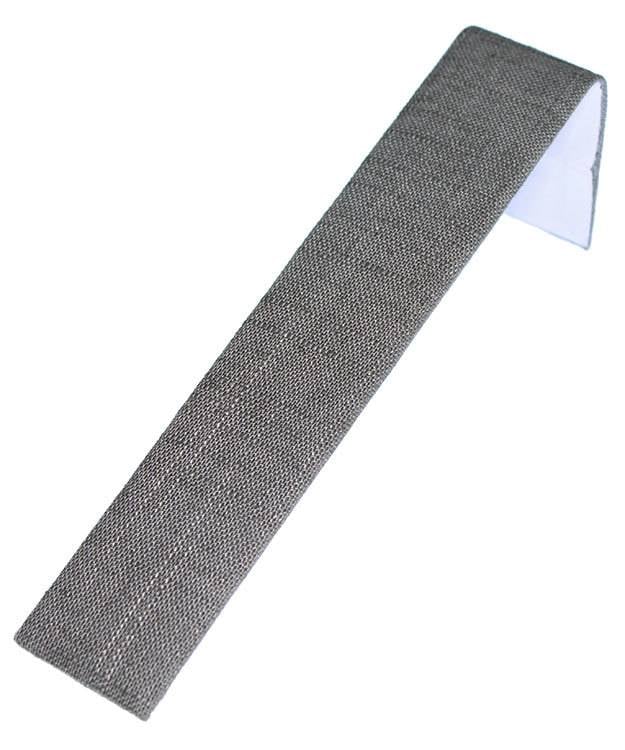 DBR7239 = Grey Linen Single Bracelet Ramp 1-1/2'' x 7-3/4''  (Pkg of 3)