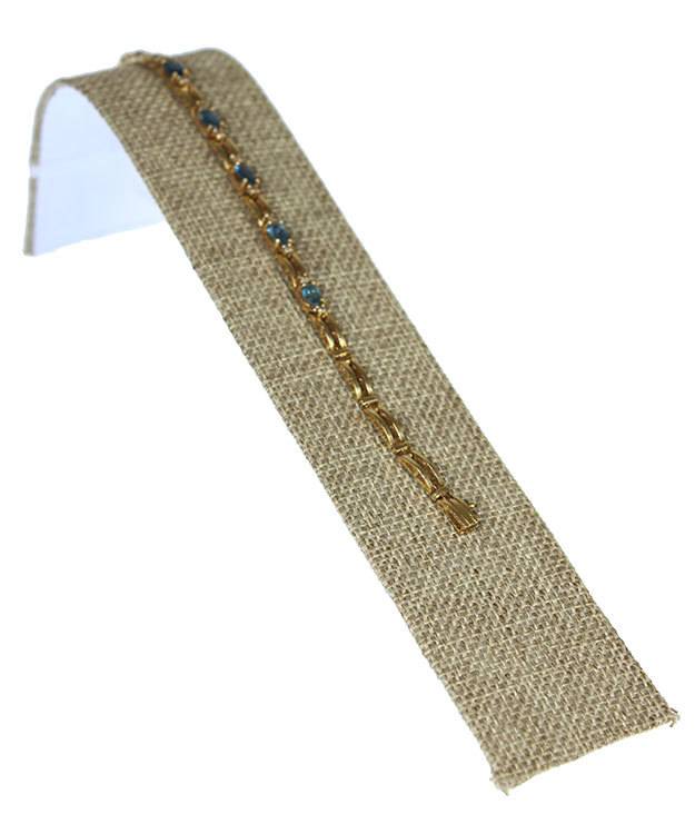 DBR3239 = Burlap Single Bracelet Ramp 1-1/2'' x 7-3/4''  (Pkg of 3)