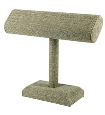 DBR3195 = Burlap Oval Bracelet Bar 7-1/2x6-1/2'' high