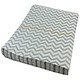 DBG1185 = Paper Gift Bag Silver Chevron Pattern 8-1/2'' x 11'' (Bundle of 100)