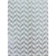 DBG1184 = Paper Gift Bag Silver Chevron Pattern 6'' x 9'' (Bundle of 100)