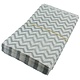 DBG1184 = Paper Gift Bag Silver Chevron Pattern 6'' x 9'' (Bundle of 100)