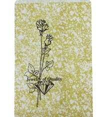 DBG1164 = Paper Gift Bag Gold and Black Pattern 6'' x 9'' (Bundle of 100)