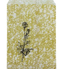 DBG1163 = Paper Gift Bag Gold and Black Pattern 5'' x 7'' (Bundle of 100)
