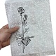 DBG1155 = Paper Gift Bag Silver and Black Pattern 8-1/2'' x 11'' (Pkg of 100)