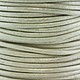 CD8650 = INDIAN LEATHER 2mm METALLIC SILVER (75ft spool)