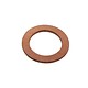 MSC15220 = Copper Washer 9/16" Dia with 5/16" Hole (20ga) (Pkg of 12)