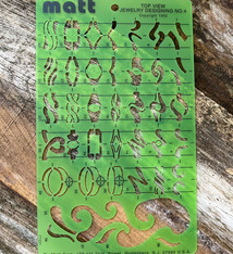 Du-Matt CA5105 = Matt Design Template - Fancy Rings