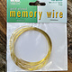 CD45006G = Memory Wire Oval Gold Plated Bracelet Size 2.2'' x 2.7''