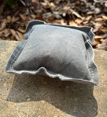 DA5705 = Leather Sand Bag Square 5-1/2'' x 5-1/2''