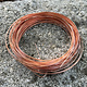 WR6118C = Craft Wire 1/2 Round Copper 18ga 7yd Spool