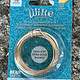 WR6218G = CRAFT WIRE SQUARE GOLD COLOR 18ga 4yd SPOOL