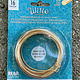 WR6716G = Craft Wire Tarnish Resistant Gold Round Wire 16ga 5 Yards