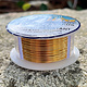 WR6722G = CRAFT WIRE TARNISH RESISTANT GOLD ROUND WIRE 22ga 8 YARDS