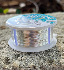 WR6722S = CRAFT WIRE TARNISH RESISTANT SILVER ROUND WIRE 22ga 8 YARDS