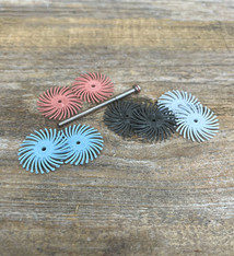 Dedeco ST9309 = Dedeco Silicon Carbide Radial Disc Abrasive Sample Pack (9pcs)