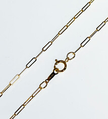 800F-03 = Gold Filled Paper Clip Chain 2.0mm