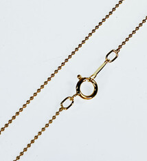800F-04 = Gold Filled Bead Chain 1.0mm