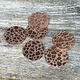 CSP609 = Pattern Copper Disc 1" x 24ga "Raindrops" (Pkg/6)