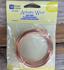CRW10-5 = Copper Round Wire 10 Gauge / 2.60 mm  (5 ft)