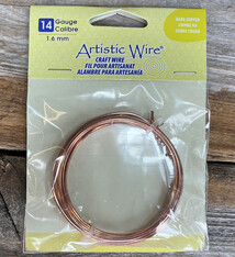CRW14-10 = Copper Round Wire 14 Gauge / 1.60 mm  (10 ft)