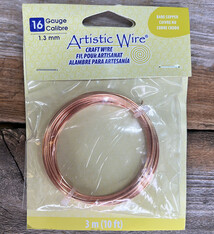 CRW16-10 = Copper Round Wire 16 Gauge / 1.30 mm (10 ft)