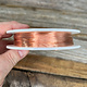 CRW24 = Copper Wire 24ga Round 0.5mm 1/4lb Spool