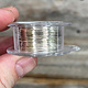 SRWF26H = 26ga Silver Filled Round Wire 0.41mm (1/2oz) Half Hard