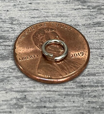 900SC-6.5 = SILVER COLOR BASE METAL JUMP RING 6.5mm (Pkg of 200)