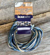 CD8109 = Rattail 1mm 4 COLOR CHINO 3yd each = 12yd COIL