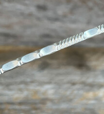 SPW16 = Pattern Wire Sterling Silver (Inch) 3.8 x 1.2mm