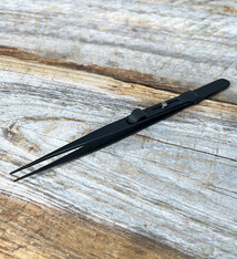 57.0360 = Economy Black Locking Fine Diamond Tweezers