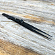 57.0360 = Economy Black Locking Fine Diamond Tweezers