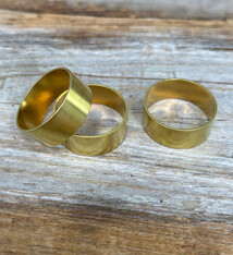 Fretz Designs MSBR1060 = FRETZ BT-10 SEAMLESS BRASS MIN CUFF 1'' x 3/8'' (Pkg of 3)