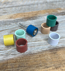 Dedeco ST9840 = Dedeco Sunburst 1/2" Polishing Band Assortment = 9pcs