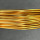 WR70112 = Aluminum Wire GOLD COLOR 12ga 39 feet per Bag
