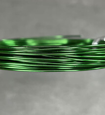 WR70618 = Aluminum Wire KELLY GREEN COLOR 18ga 39 feet per Bag