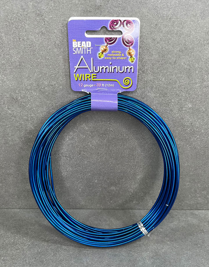 WR70812 = Aluminum Wire BLUE COLOR 12ga 39 feet per Bag