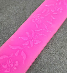 PN3103B = Plastic Mold for PMC & Embossing #3B FLOWERS