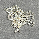 585CW-01 = CRIMP BEADS SILVER-PLATED #1, 2.0mm (100)