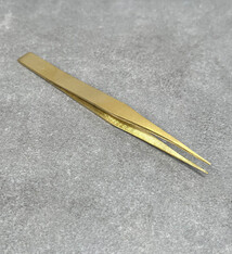 TW301B = Brass Tweezers AA - 5" long