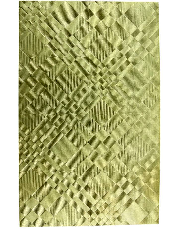 BSP228 "Multi Square" Patterned Brass Sheet 2-1/2" Wide