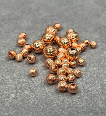 ABCU-C = Copper Corrugated Beads