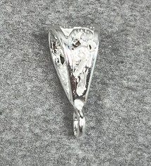 910S-38 = Sterling Silver Filigree Bail with Loop (Each)