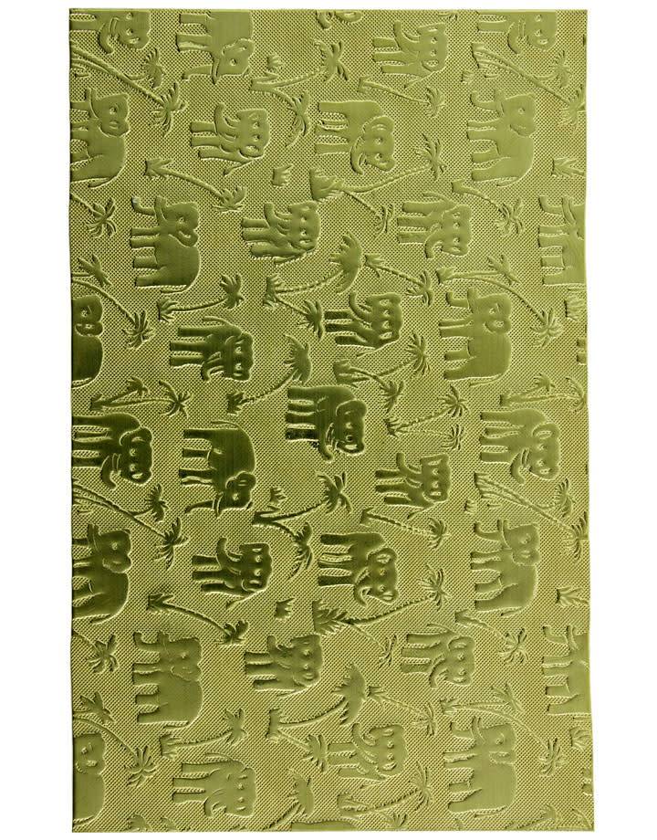 BSP248 "Elephant" Patterned Brass Sheet 2-1/2" Wide