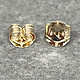 909-24 = Light Medium Weight Friction Earring Back 10KY Gold