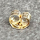 909-24 = Light Medium Weight Friction Earring Back 10KY Gold