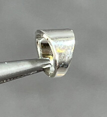 910S-24 = Sterling Silver Split Bail 6.4 x 4.7mm (Pkg of 5)